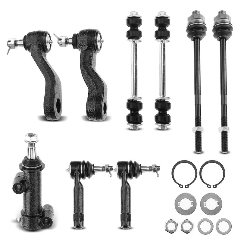 13x Front Stabilizer Bar End Link & Tie Rod End Ball Joint for GMC Sierra 1500