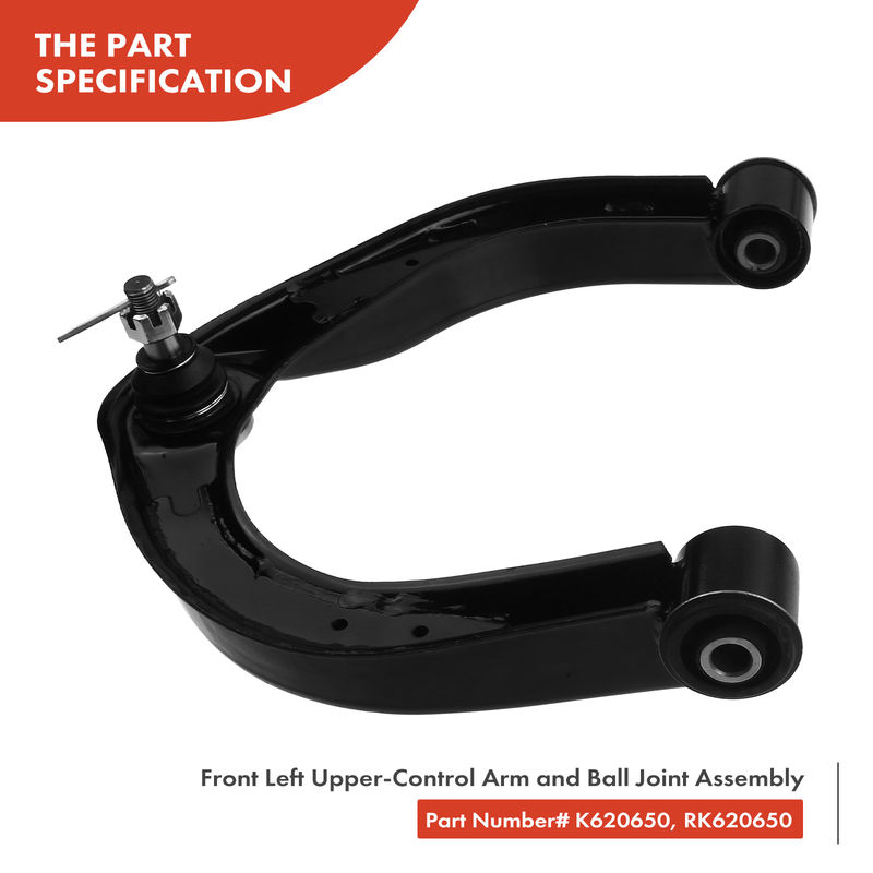 6x Front Control Arm with Ball Joint Tie Rod End for Nissan Titan Armada INFINITI
