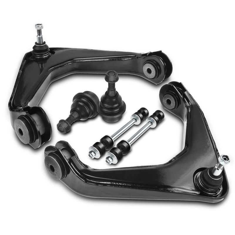 6x Front Control Arm & Lower Ball Joint & Sway Bar Link for Chevy GMC H2