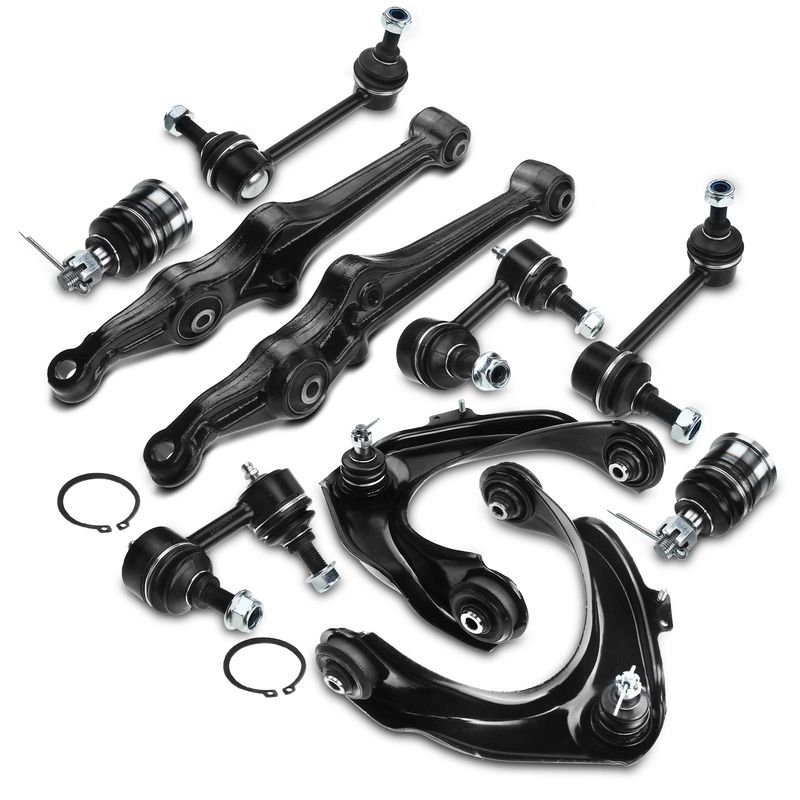 10x Front & Rear Control Arm Ball Joint Stabilizer Bar Link for Acura CL TL Honda