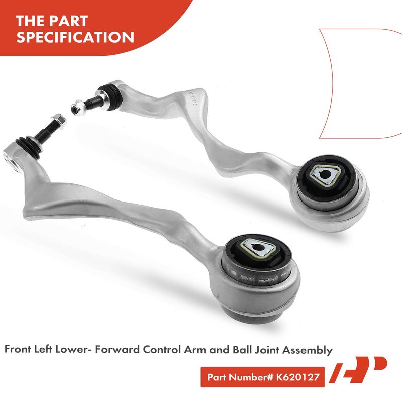 4x Front Control Arm with Ball Joint Sway Bar Link for BMW 128i 135i 323i 325i X1