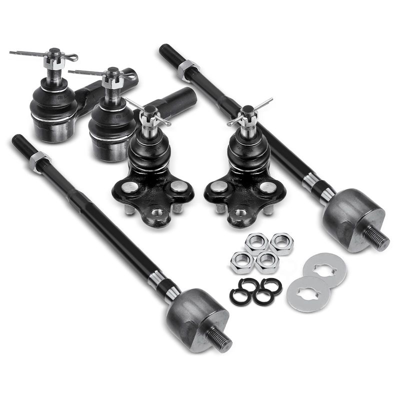 6x Front Tie Rod End with Ball Joint for Toyota Paseo 1992-1999 Tercel 1991-1998