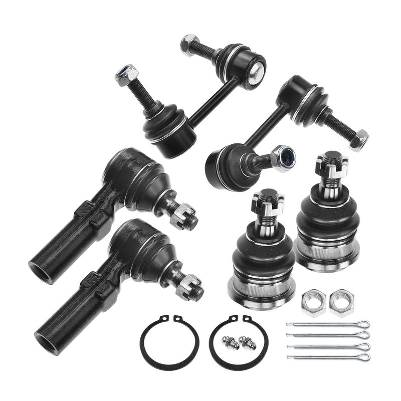 6x Front & Outer Stabilizer Bar Link Tie Rod End for Nissan Maxima Infiniti I30