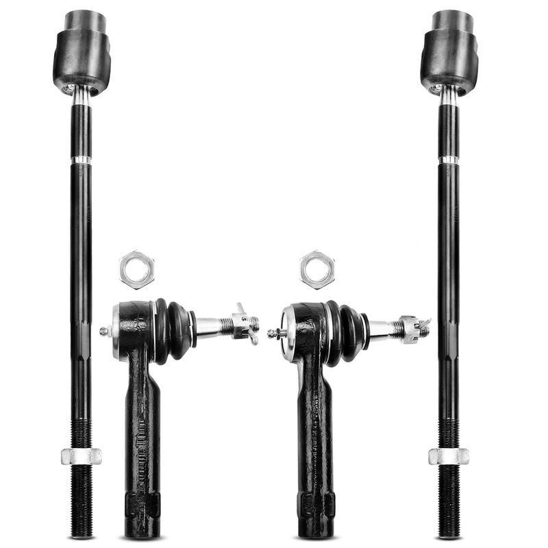 4x Inner & Outer Steering Tie Rod End for Chevy Impala 04-13 Monte Carlo Pontiac