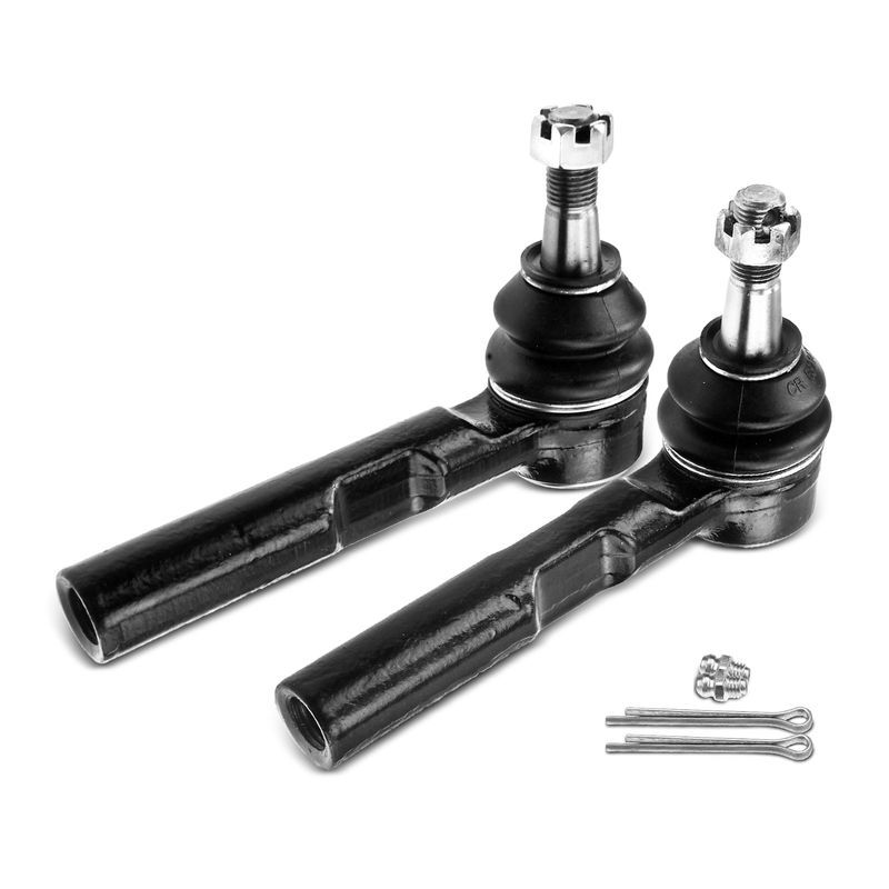 2x Front Outer Steering Tie Rod End for Chevy Malibu Saturn Aura Pontiac G6
