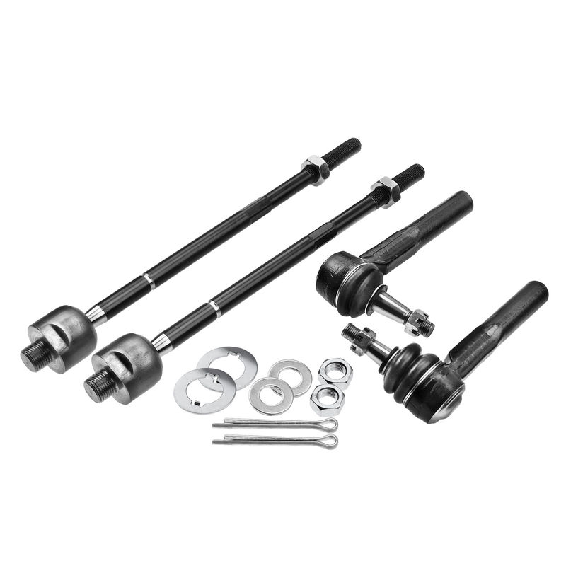 4x Inner & Outer Tie Rod End for Buick Terraza Chevrolet Uplander Pontiac Aztek