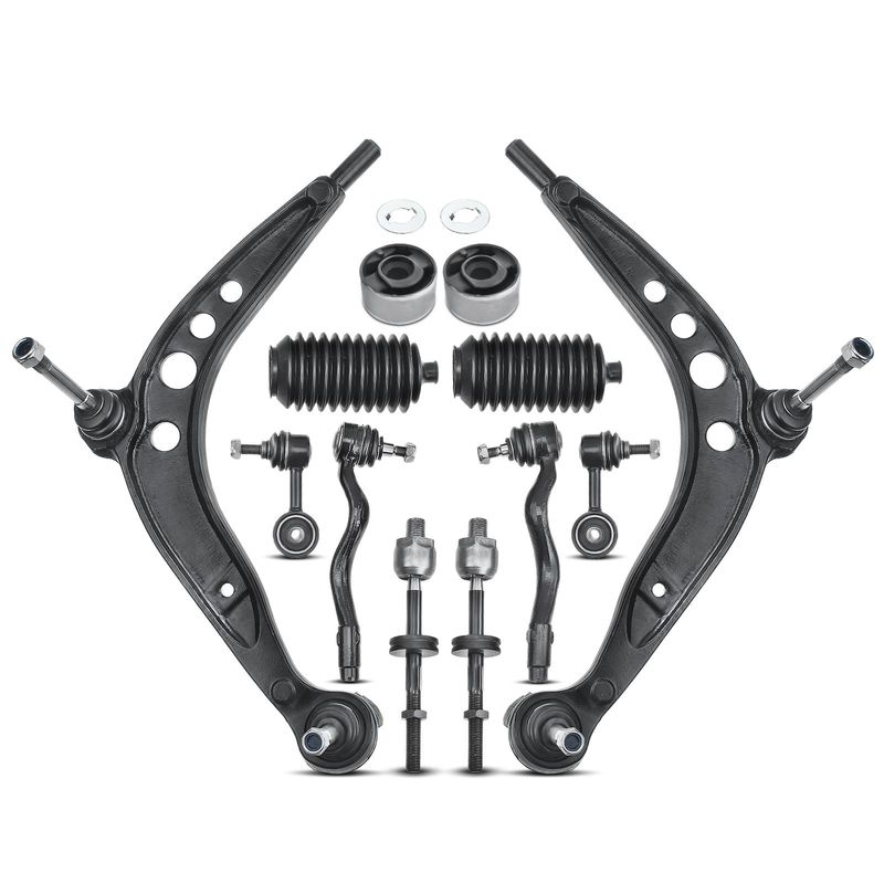 10x Front Control Arm Stabilizer Bar Link Tie Rod End Ball Joint for BMW E36 Z3