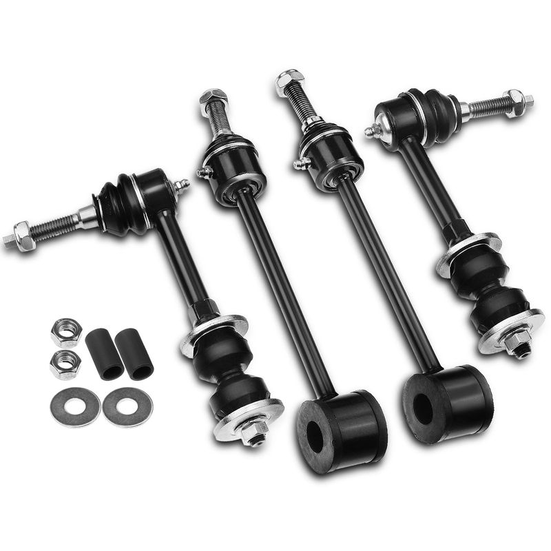 4x Front & Rear Sway Bar End Link for Dodge Ram 2500 2004 Ram 3500 2004-2005 4WD