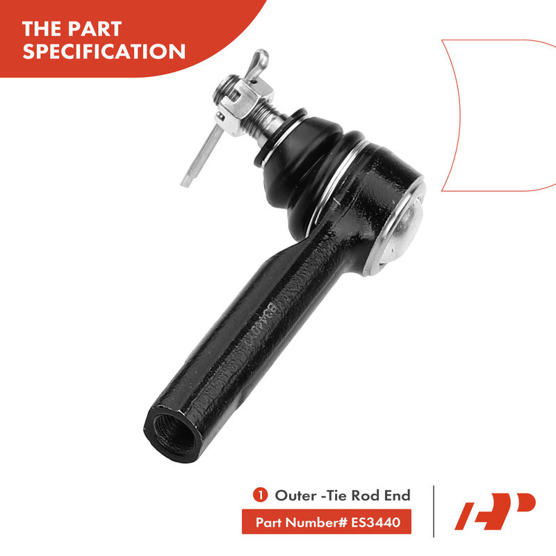 6x Inner & Outer Tie Rod End with Ball Joint for Nissan Altima 1993-1996 L4 2.4L