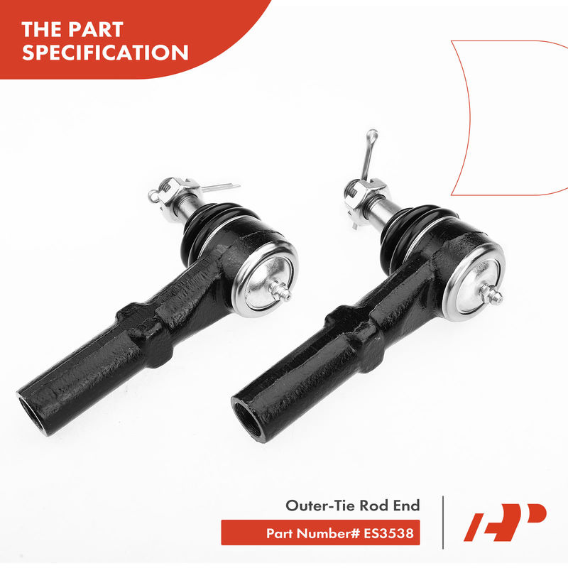 4x Front Tie Rod End with Ball Joint for Dodge Ram 1500/2500/3500 2003-2010 RWD