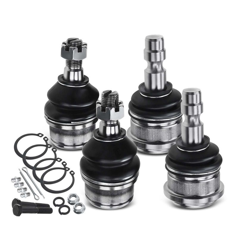4x Front Lower & Upper Ball Joint for Ford Ranger Mazda B2300 B2500 B3000 B4000