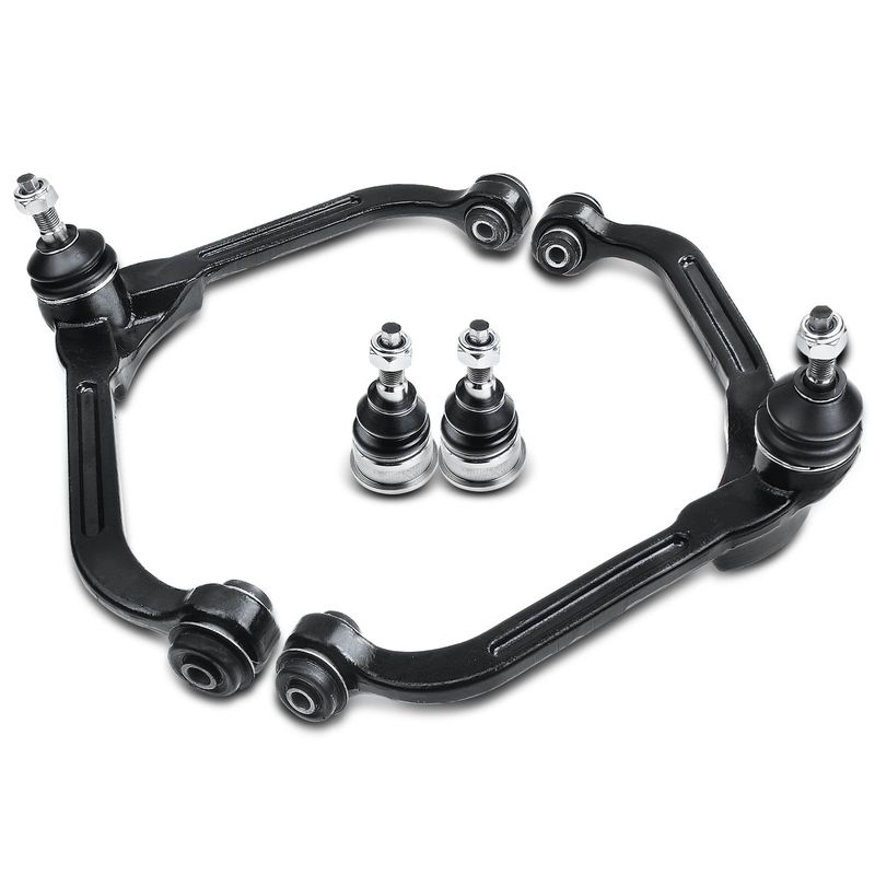 4x Front Lower & Upper Control Arm with Ball Joint for Jeep Liberty 2002-2004