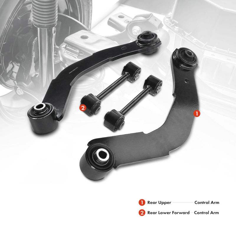 4x Rear Lower & Upper Control Arm for Jeep Patriot Compass 07-15 Dodge Caliber
