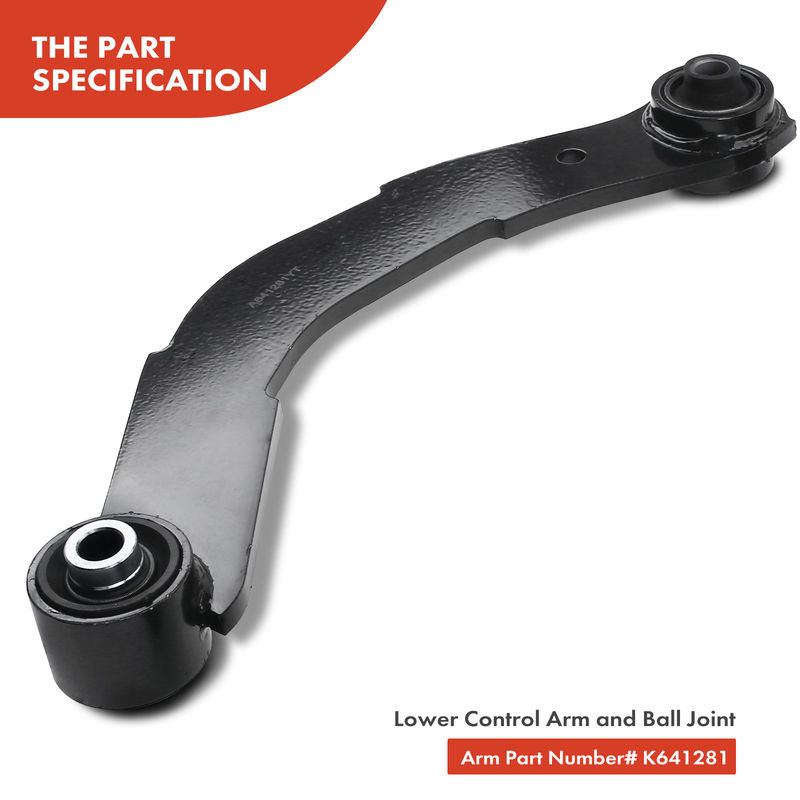 4x Rear Lower & Upper Control Arm for Jeep Patriot Compass 07-15 Dodge Caliber