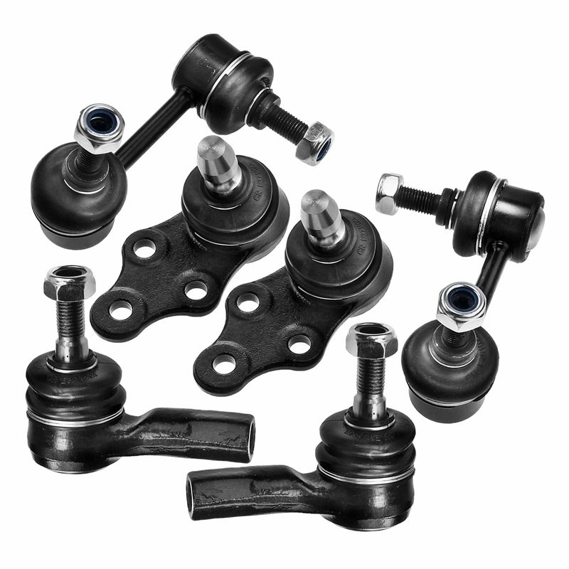 6x Front Sway Bar Links Outer Tie Rod Ends for Chevy Epica Suzuki Verona 04-06