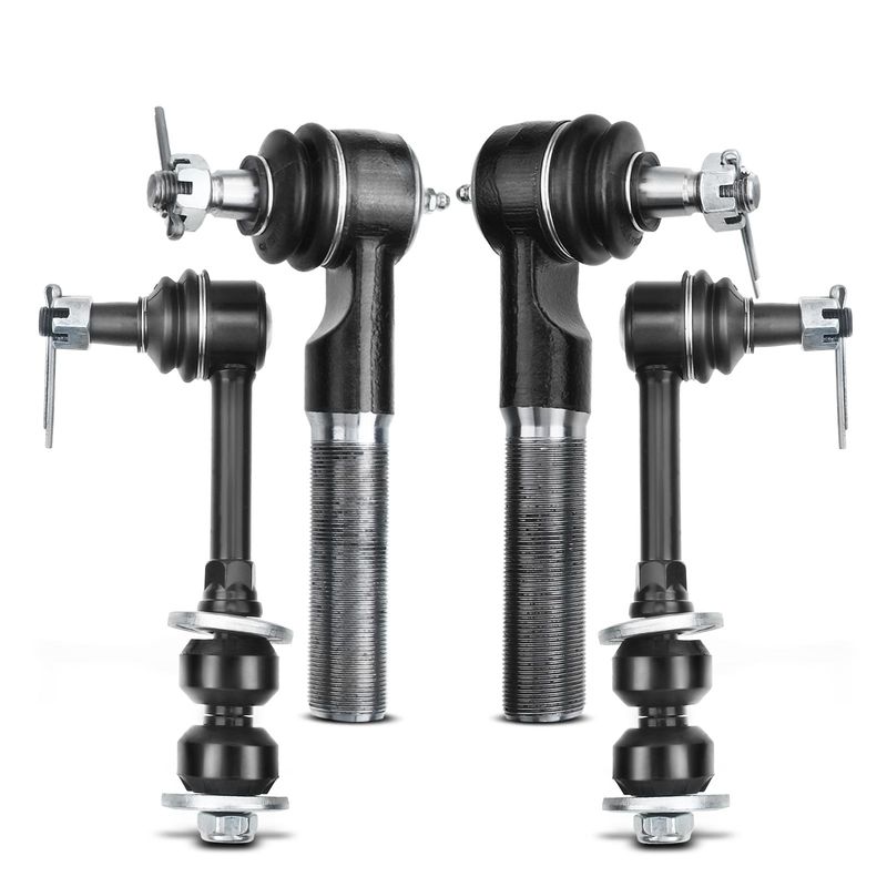 4x Front Stabilizer Bar Link Tie Rod End for Dodge Ram 1500/2500/3500 1998-1999