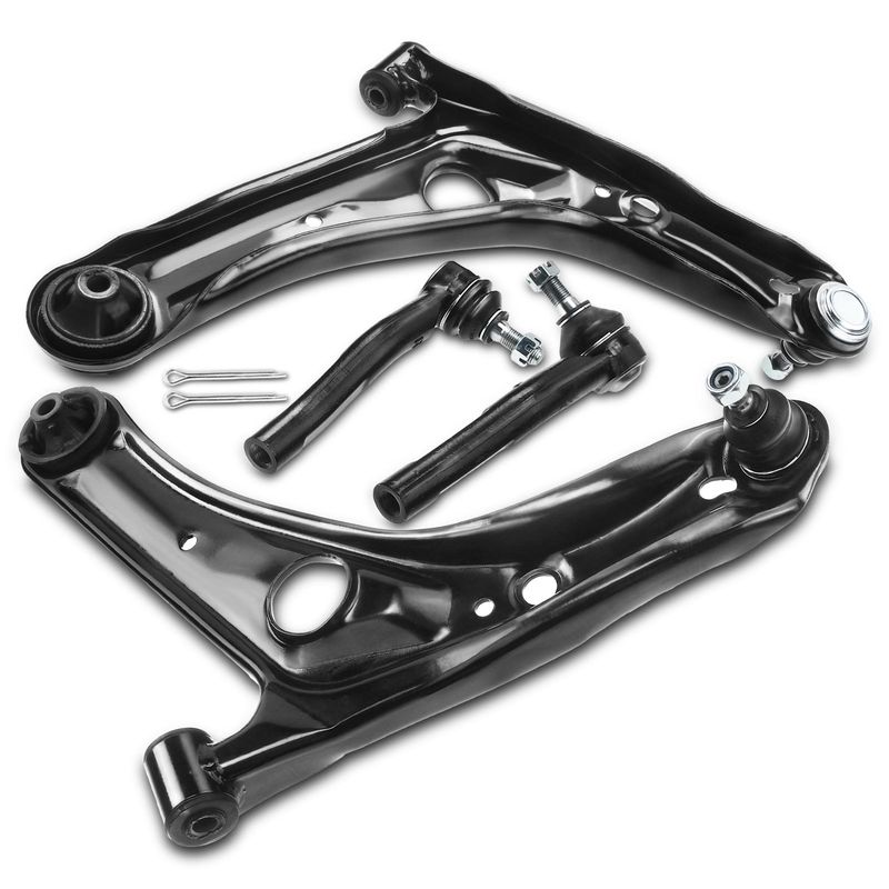 4x Front Lower Tie Rod End Control Arm with Ball Joint for Toyota Echo 04-05 1.5L