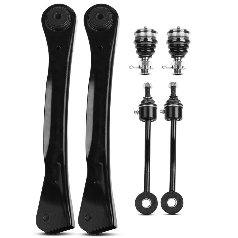 6x Front Control Arm & Ball Joint & Stabilizer Bar Link for Jeep Wrangler 97-06