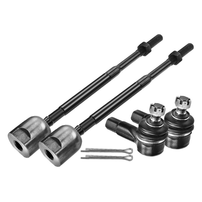 4x Inner & Outer Tie Rod End for Chevy Sprint Geo Metro Pontiac Firefly Suzuki