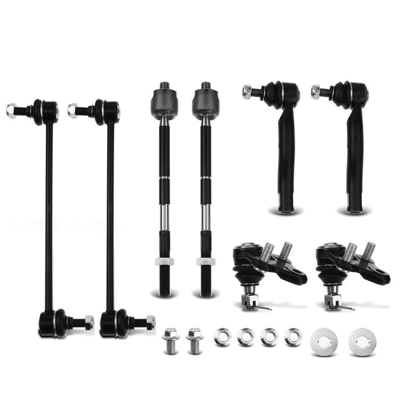 8x Front Sway Bar Link Tie Rod End with Ball Joint for Toyota Corolla 2003-2008