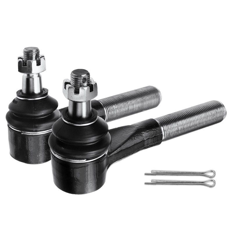 2x Outer Steering Tie Rod End for Ford Bronco F-100 F-150 F-250 HD F-350 Ranger