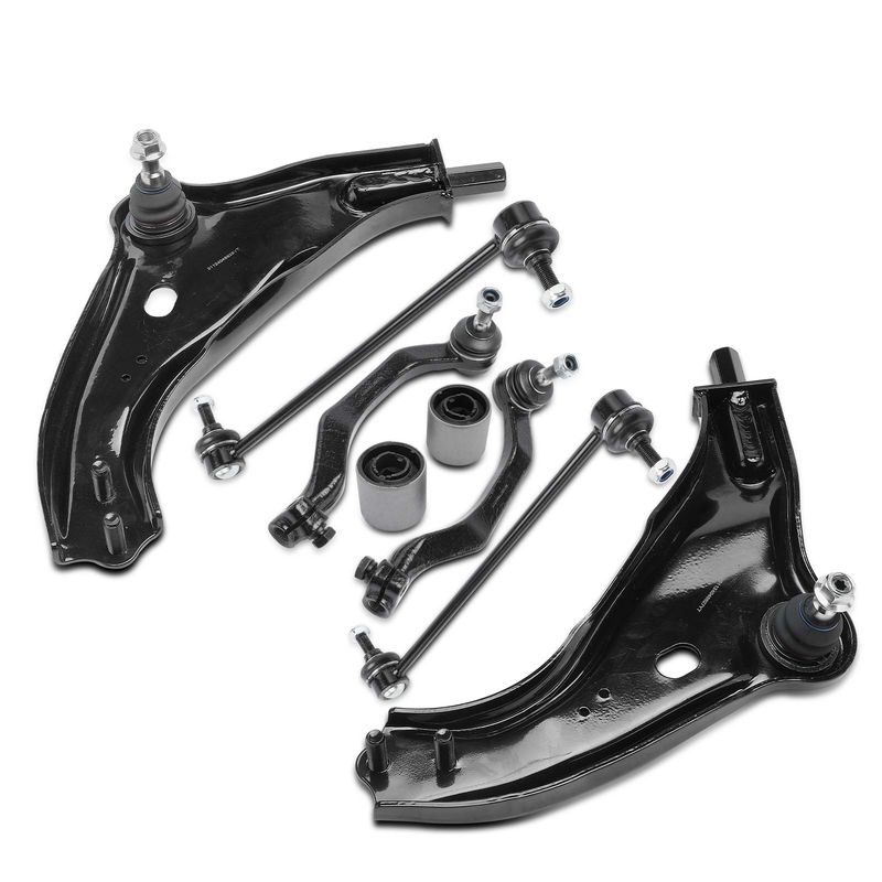 8x Control Arm with Ball Joint & Tie Rod End & Sway Bar Link for Mini Cooper