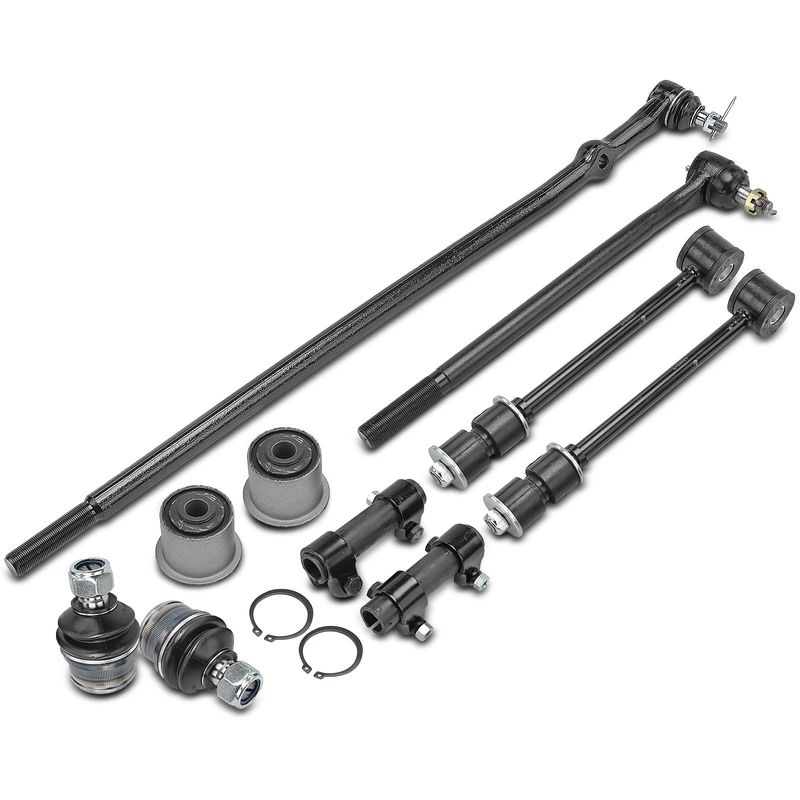 10x Stabilizer Bar Link & Inner Tie Rod End & Ball Joint for Ford F-250 1985-1994