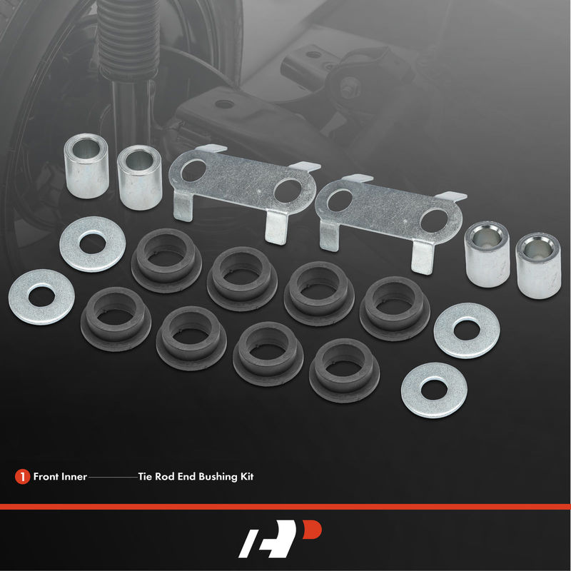 2x Front Inner Tie Rod End Bushing Kit for Dodge Intrepid Vision Chrysler 300M