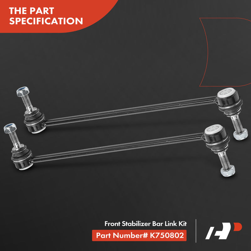 2x Front Stabilizer Bar Link for Lincoln MKC 2015-2019 Ford Escape Focus C-Max