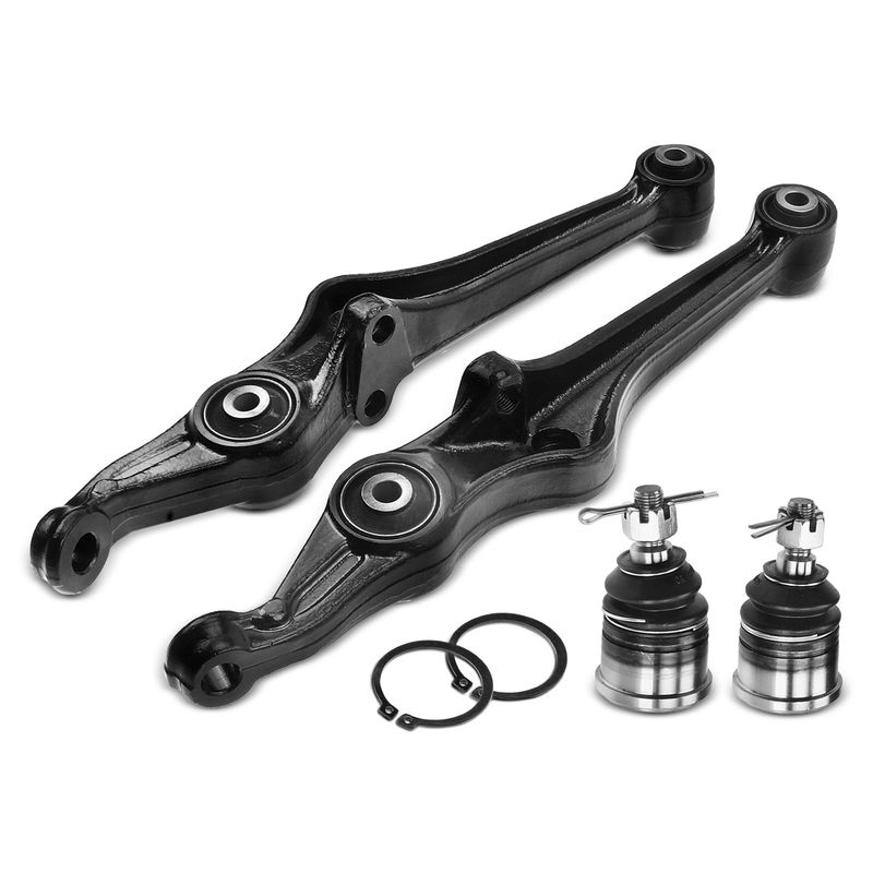 2x Front Lower Control Arm and Ball Joints with Ball Joint for Acura TL 99-03