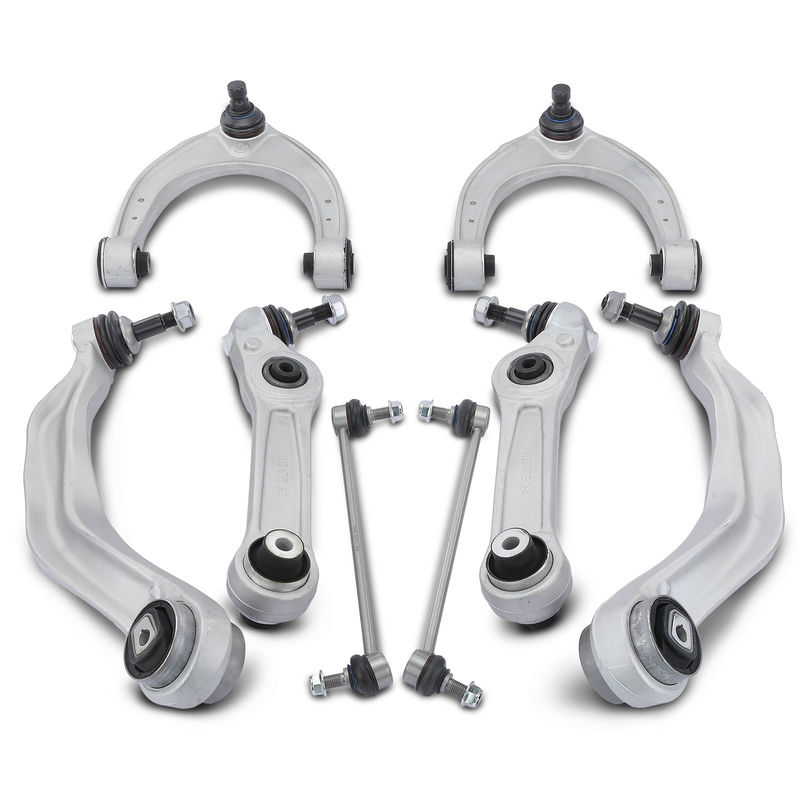 8x Front Control Arm & Stabilizer Bar Link for BMW 535i 550i GT 740i Alpina B7L