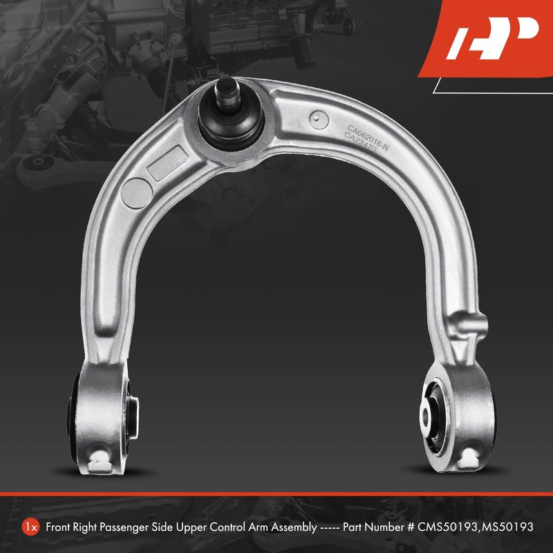 Front Passenger Upper Control Arm with Ball Joint for Cadillac CTS 2003-2007 RWD