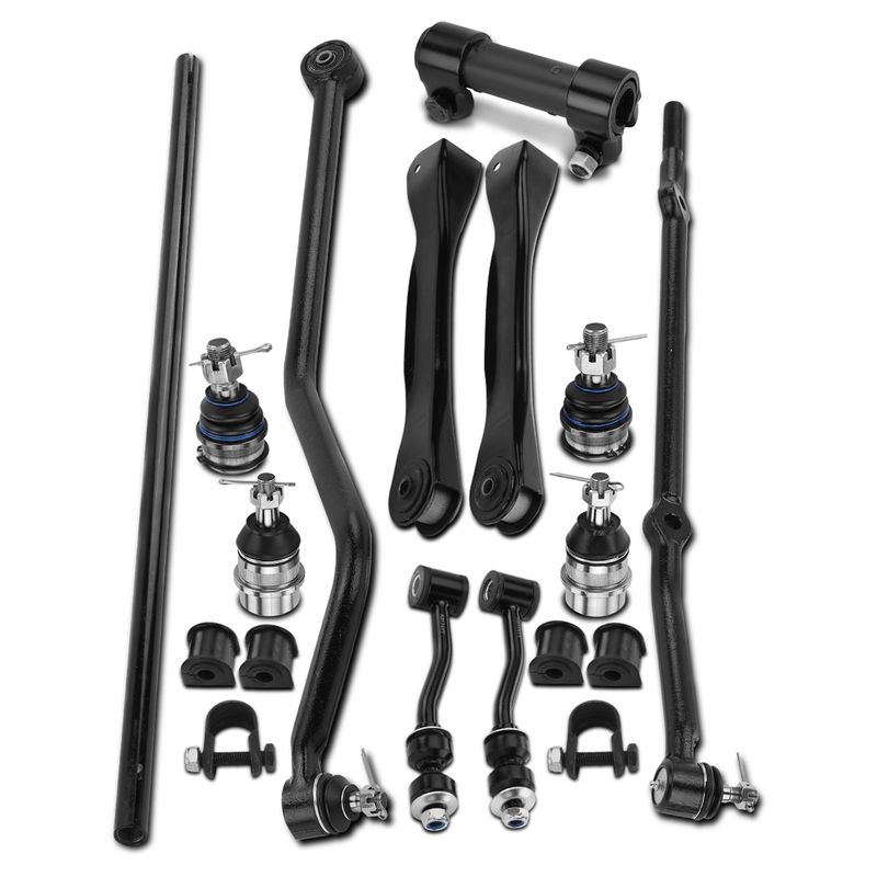 14x Control Arm & Sway Bar Link & Tie Rod End & Ball Joint for Jeep Cherokee
