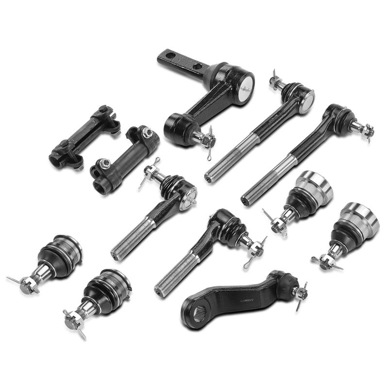 12x Pitman & Idler Arms Ball Joint & Tie Rod End for Dodge Ram 2500 3500 94-96