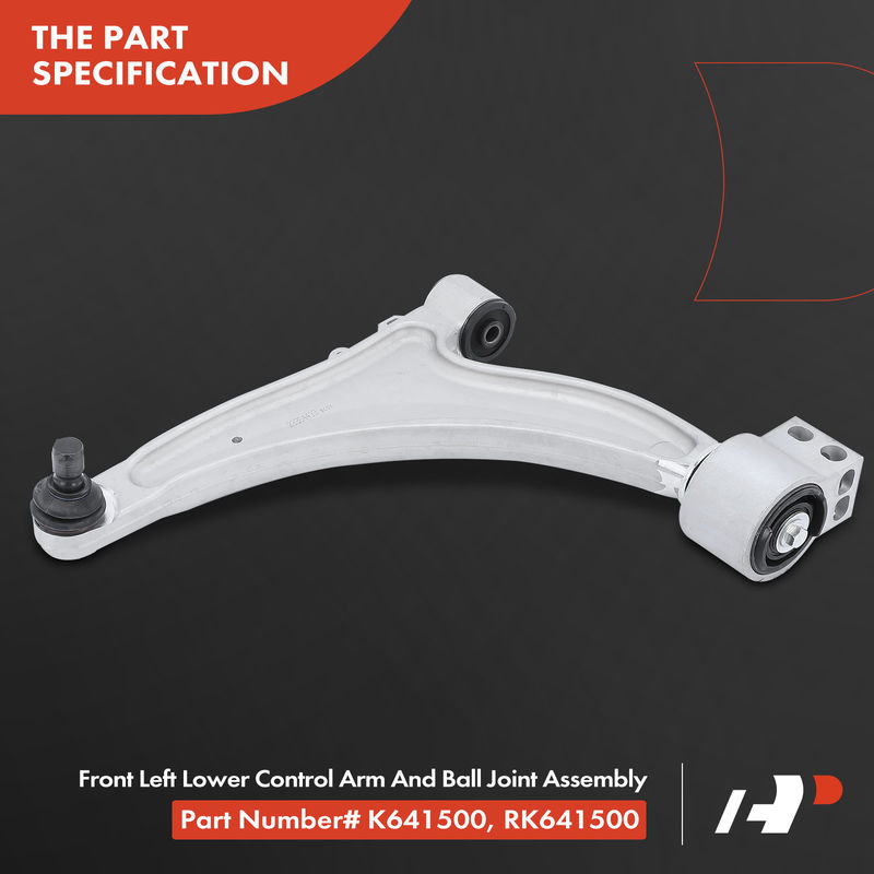4x Control Arm & Ball Joint Assembly & Tie Rod End for Buick LaCrosse Regal