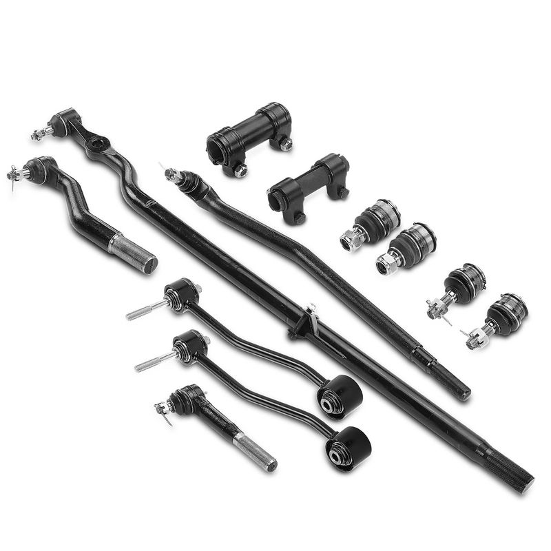 12x Sway Bar End Link & Tie Rod End & Ball Joint Kit for Ford F-250 Super Duty