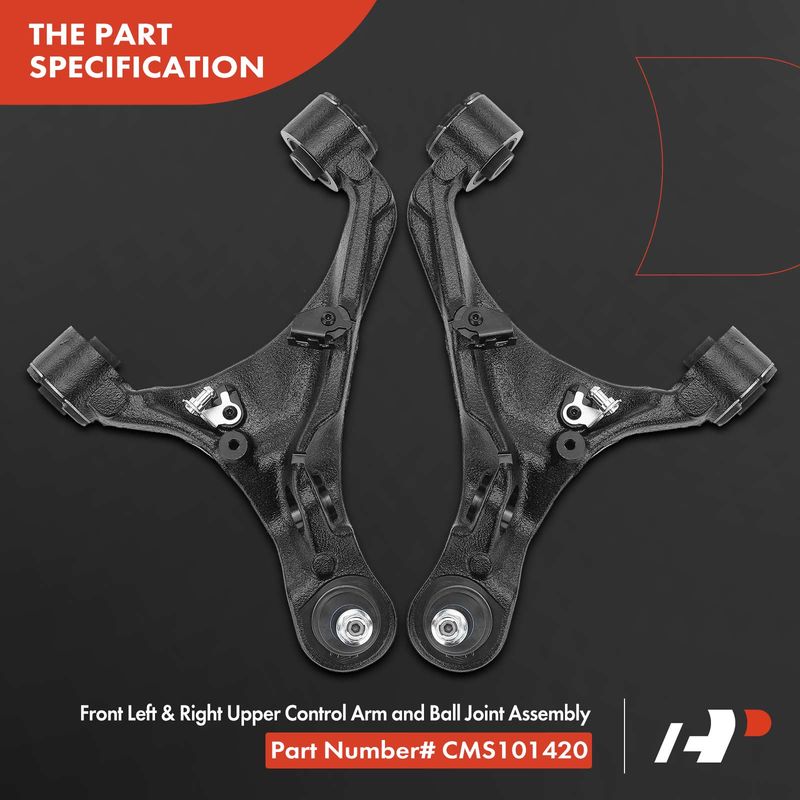 2x Front Upper Control Arm with Ball Joint for Land Rover Range Rover Sport 10-13