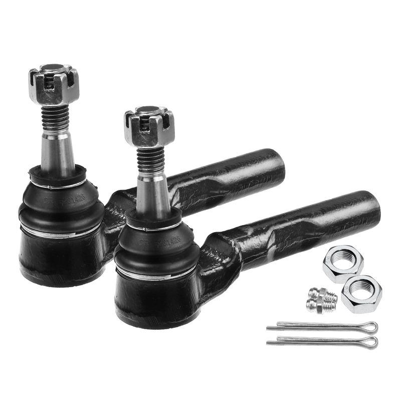 2x Front Outer Tie Rod End for Chevrolet Silverado 1500 1999-2006 GMC Sierra