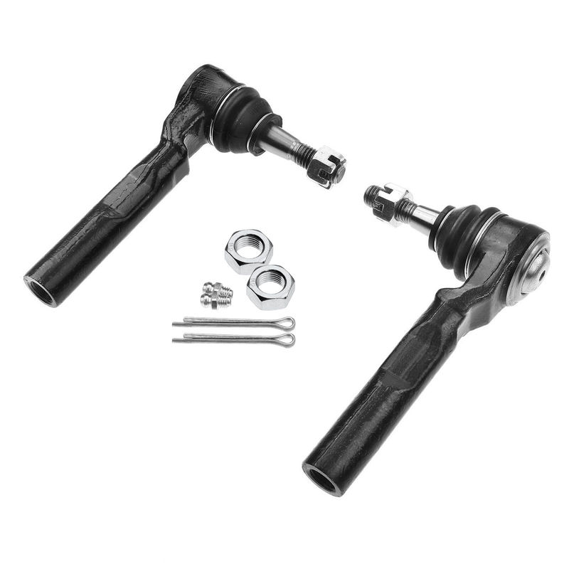 2x Front Outer Tie Rod End for Chevrolet Silverado 1500 1999-2006 GMC Sierra