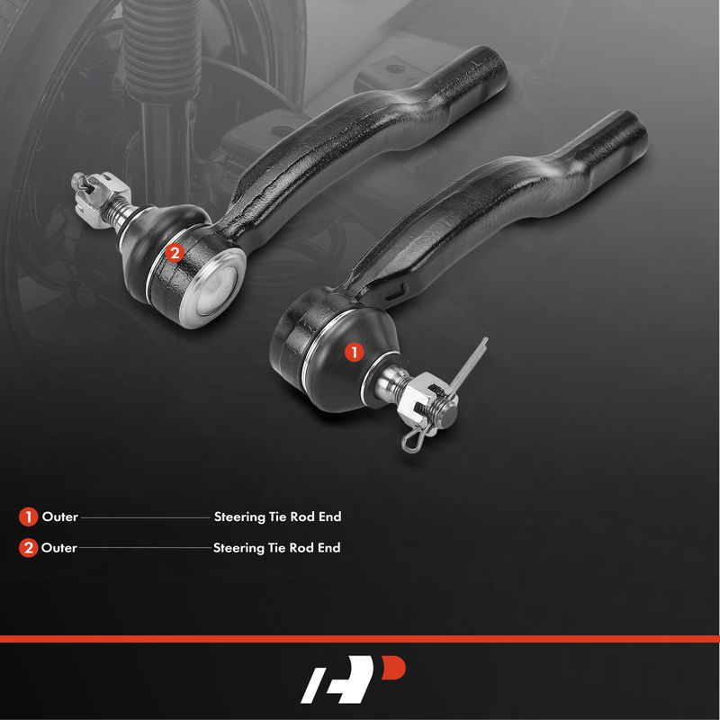 2x Outer Steering Tie Rod End for Toyota Corolla iM Prius V Scion iM xB
