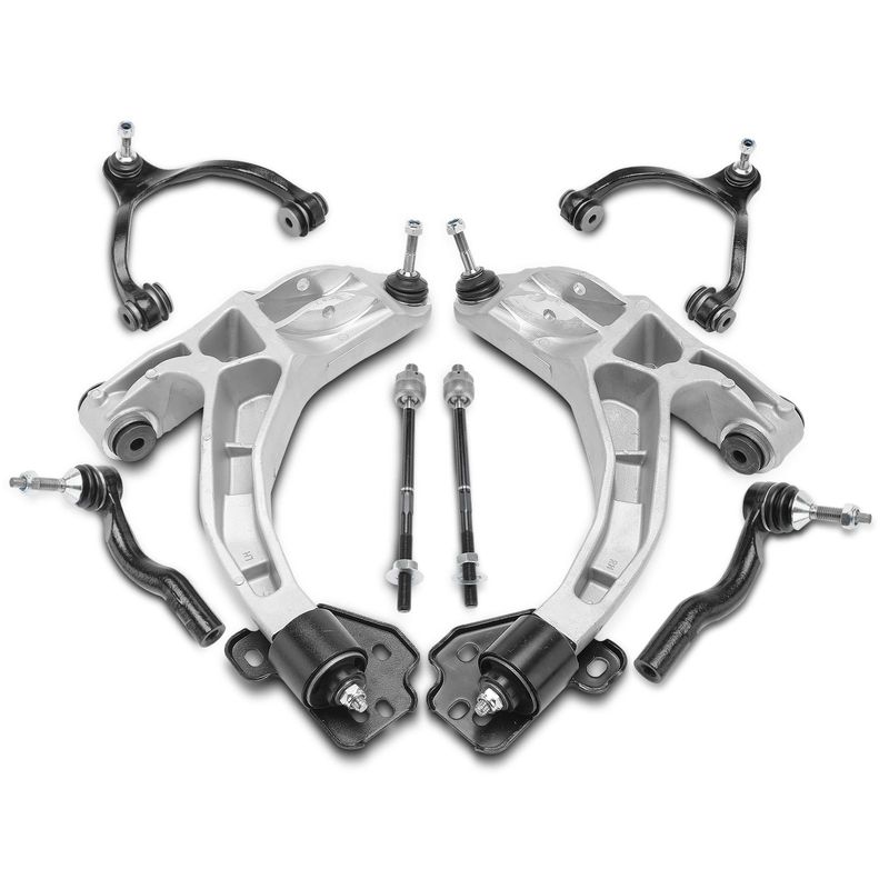 8x Control Arm with Ball Joint & Tie Rod End for Ford Crown Victoria Lincoln