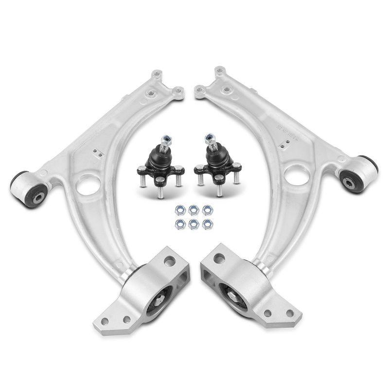 4x Control Arm & Ball Joint for Volkswagen CC 2009-2017 Passat 2006-2010