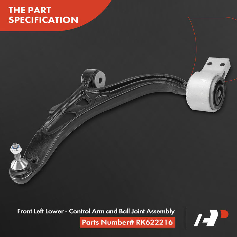 Front Left Lower Control Arm & Ball Joint Assembly for Ford Explorer 2011-2019