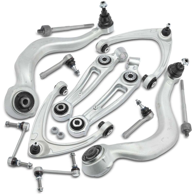 12x Control Arm with ball Joint & Stabilizer Bar Link for Lincoln Aviator