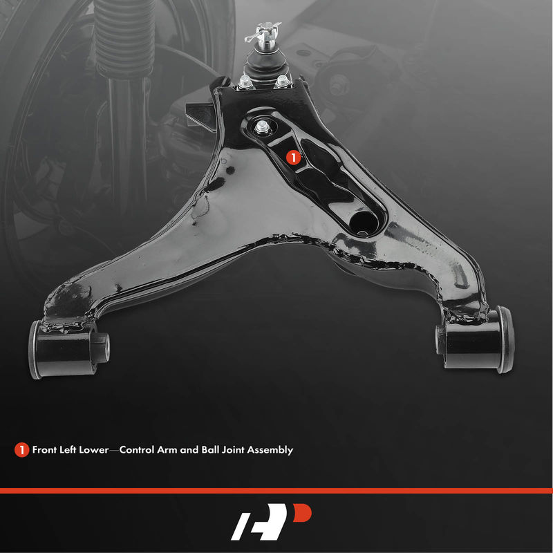 Front Left Lower Control Arm with Ball Joint for Mitsubishi Montero 2001-2006