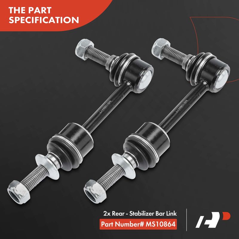 2x Rear Stabilizer Bar Link for BMW X5 E70 F15 2007-2018 X6 E71 E72 2008-2019