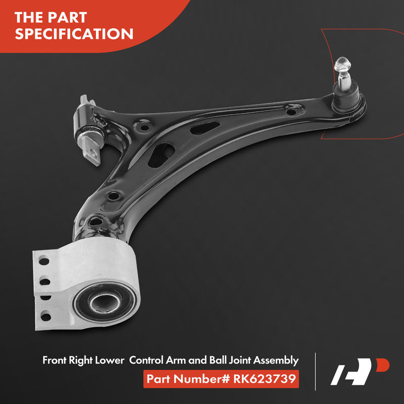 Front Right Lower Control Arm with Ball Joint for Cadillac XT5 17-19 GMC Acadia