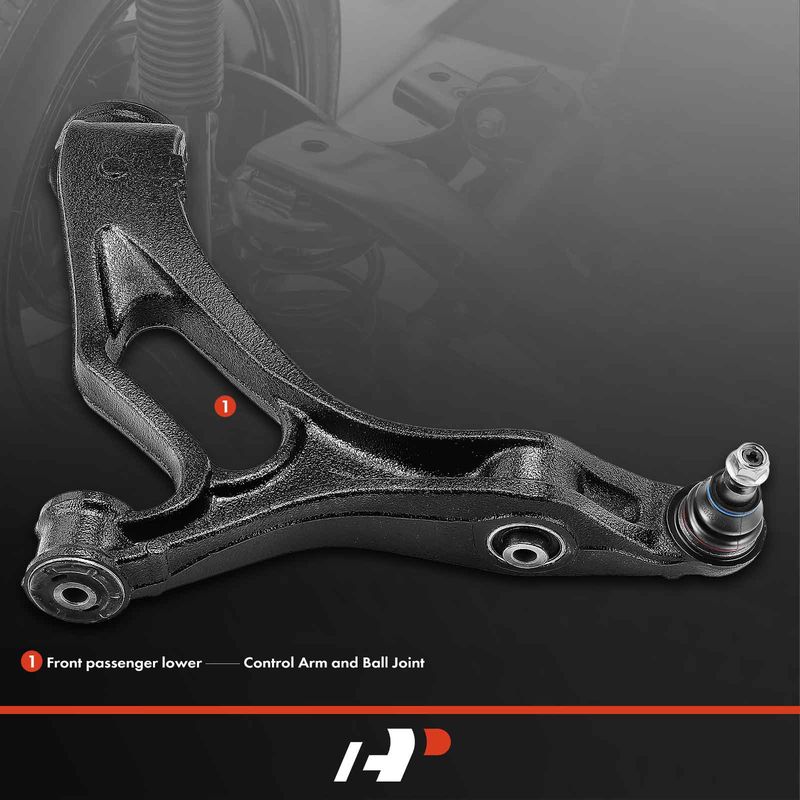 Front Right Lower Control Arm & Ball Joint Assembly for Porsche Cayenne VW
