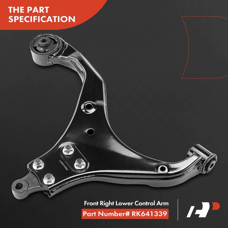 Front Right Lower Control Arm for Hyundai Tucson 2005-2009 Kia Sportage 2005-2010