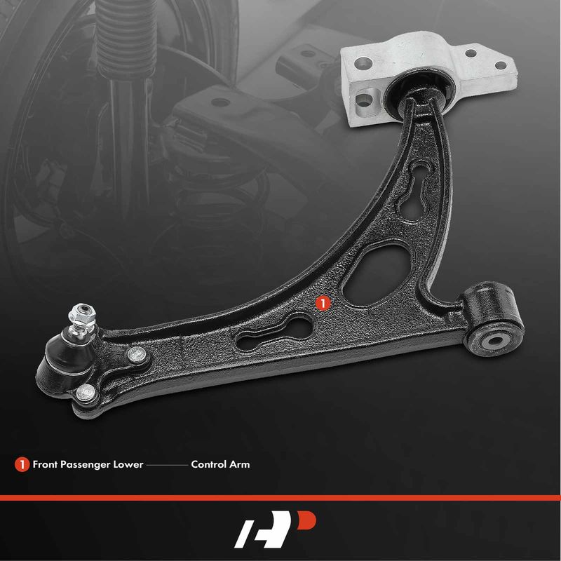 Front Right Lower Control Arm with Ball Joint for VW Jetta Golf R32 Eos Audi A3